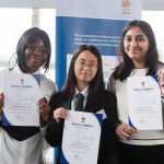 Soumya Singh, Esther Ijeli and Charlotte Chow.