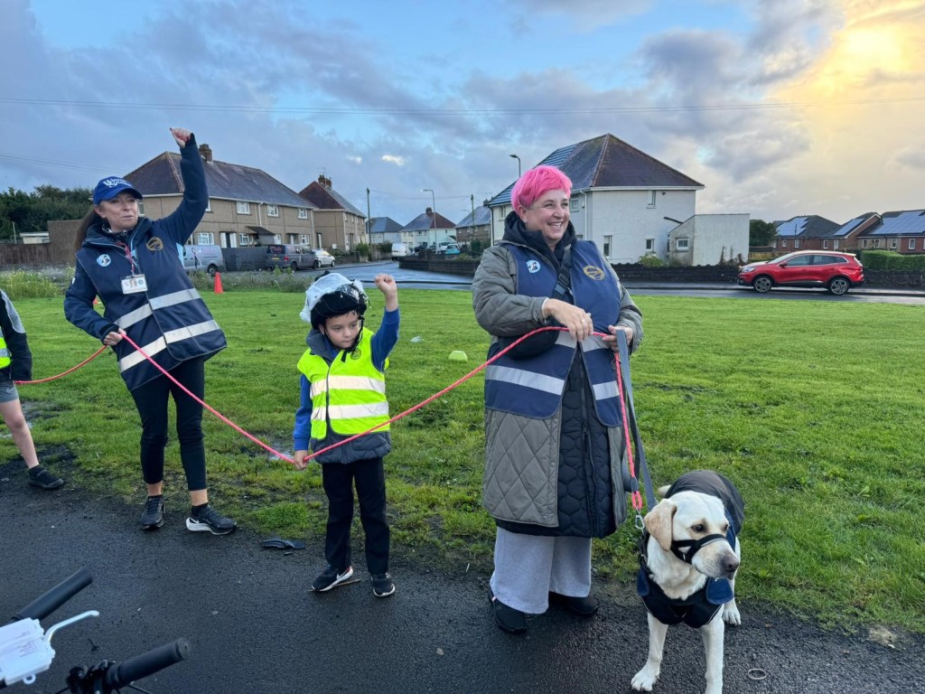 Children from Penyrheol Primary School