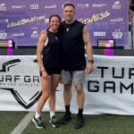 Jessica Rose and Gareth Beer at the Coaching Club in Sketty