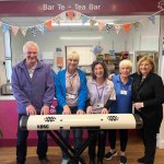 Volunteers Chinch Gryniewicz, Aly Loring, Sue Parker, Carol Pillinger and Ann Sandham