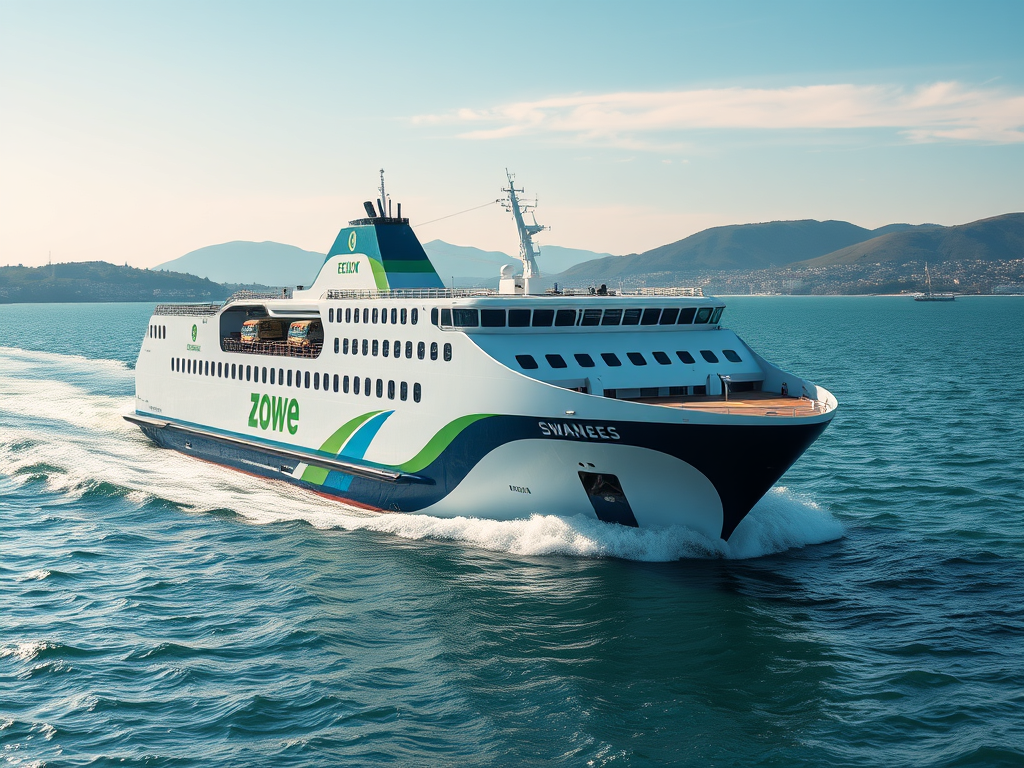 Artist's impression of new fast ferry