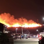 Mynydd Gelliwastad Mountain fire