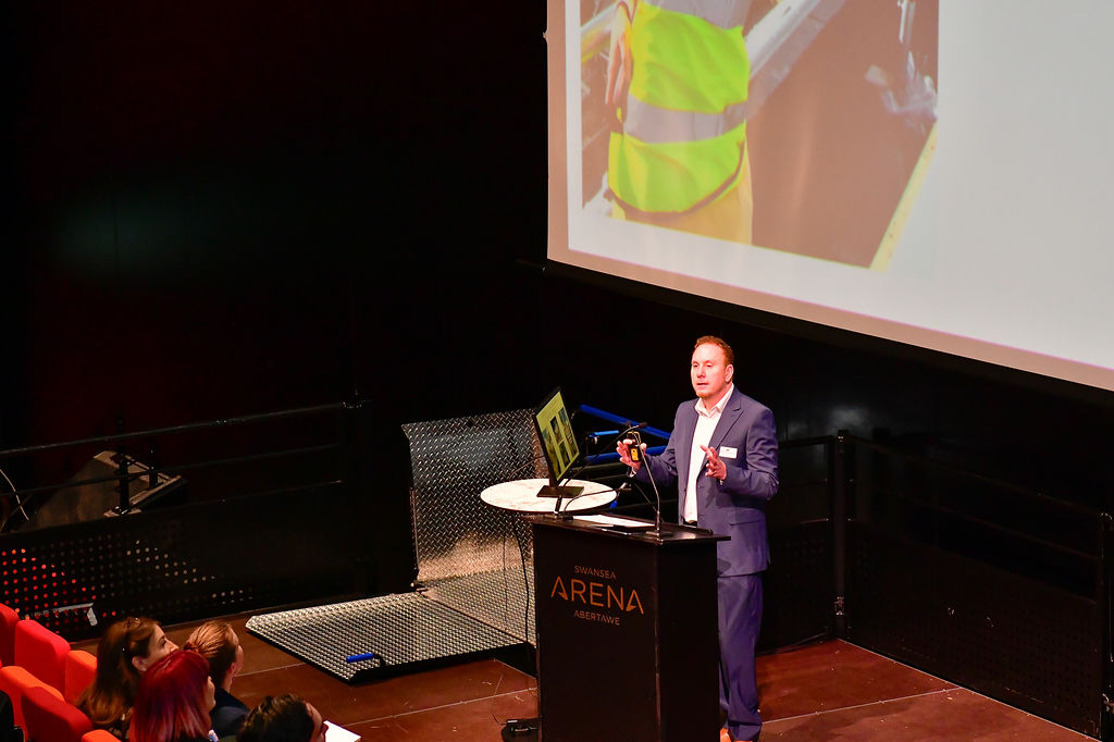 Swansea Council Leader, Rob Stewart at the 'It's Your Swansea' conference