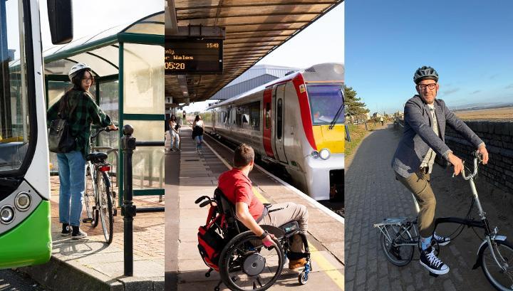 Regional Transport - bus, cycle, train