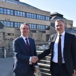 Council Leader John Spanswick welcomes new Chief Executive Jake Morgan