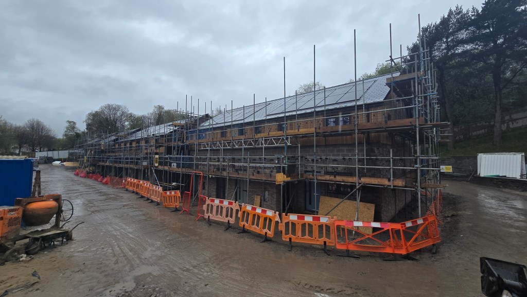 Swansea Council's latest housing development in Manselton