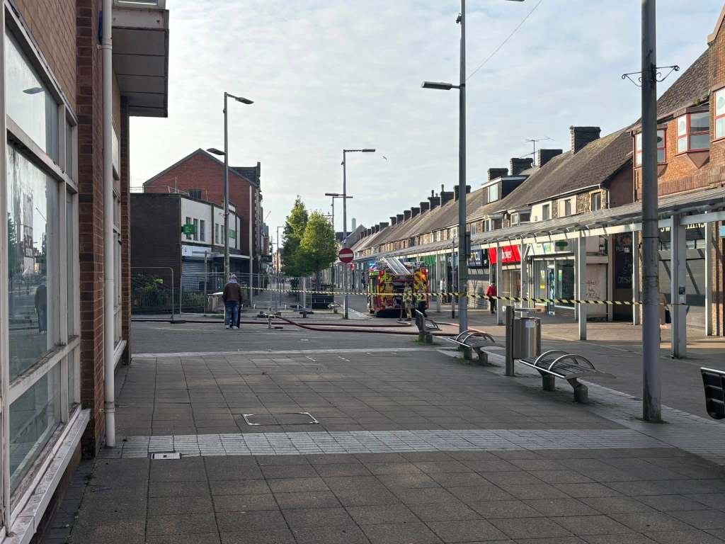 The fire service remain at the scene this morning with Forge Road and Station Road closed for safety.
(Image: Annaleigh Pugsley