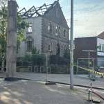 The remains of the former Bethany English Calvinistic Methodist Chapel after the fire (Image: Annaleigh Pugsley)