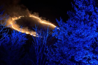 Glyncorrwg Grass Fire