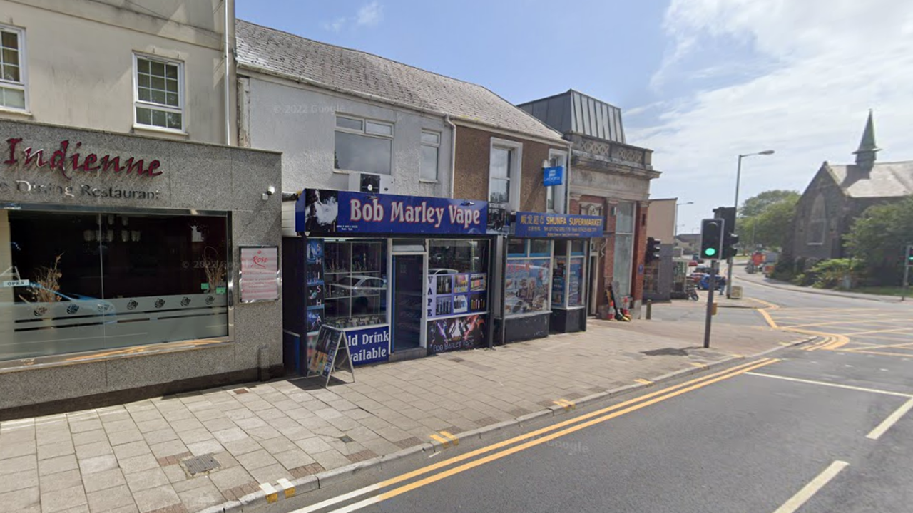 Bob Marley Vapes on St Helens Road in Swansea