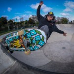 Cai Bosch, Manager of the West French Skate Shop in Mumbles at Mumbles Skatepark
