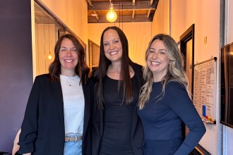 Lowri Kramcha, Operations Director - Wales, Claire Davies, Creative Director, Wales, Natalie Evans, CEO