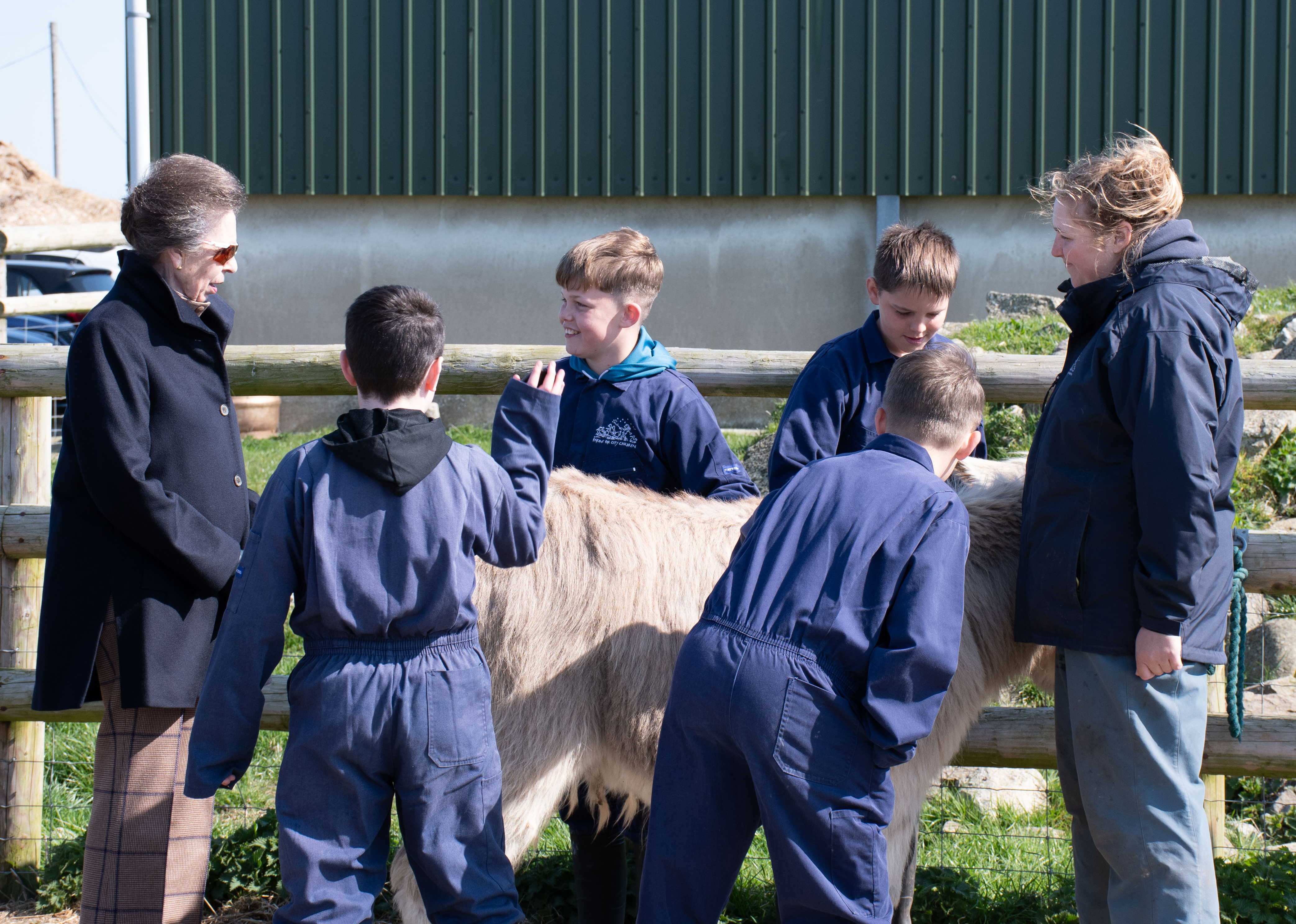 Royal Visit at Treginnis Farm