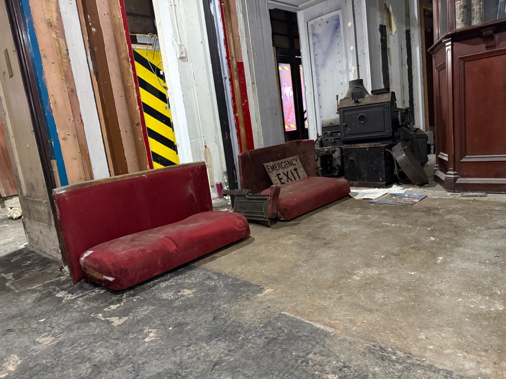 How the Castle Cinema building now looks inside.
