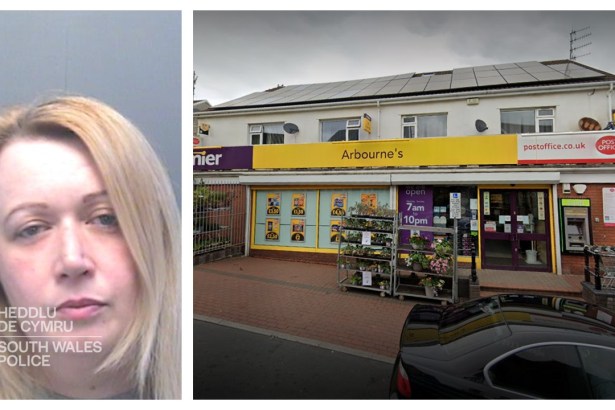 Rebecca Hanford and Arbourne’s shop on New Road in Skewen
