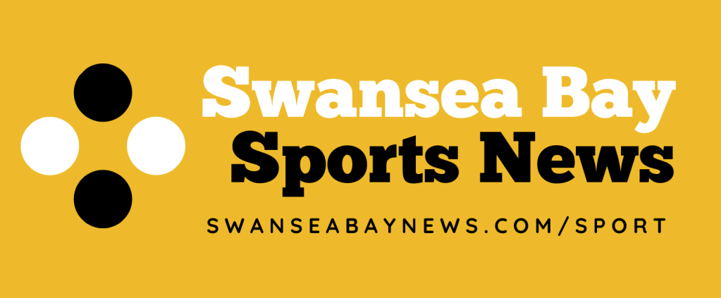 Swansea Bay Sports News Logo - on yellow