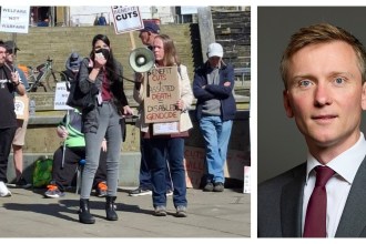 Torsten Bell and disability campaigners