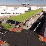 Artist's impression of new Neath Transport Hub