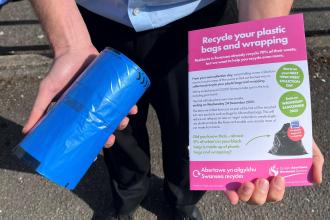 Soft plastic recycling trial in Swansea