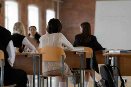 people sitting in the classroom
