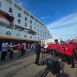 MV Hamburg cruise ship at Swansea
