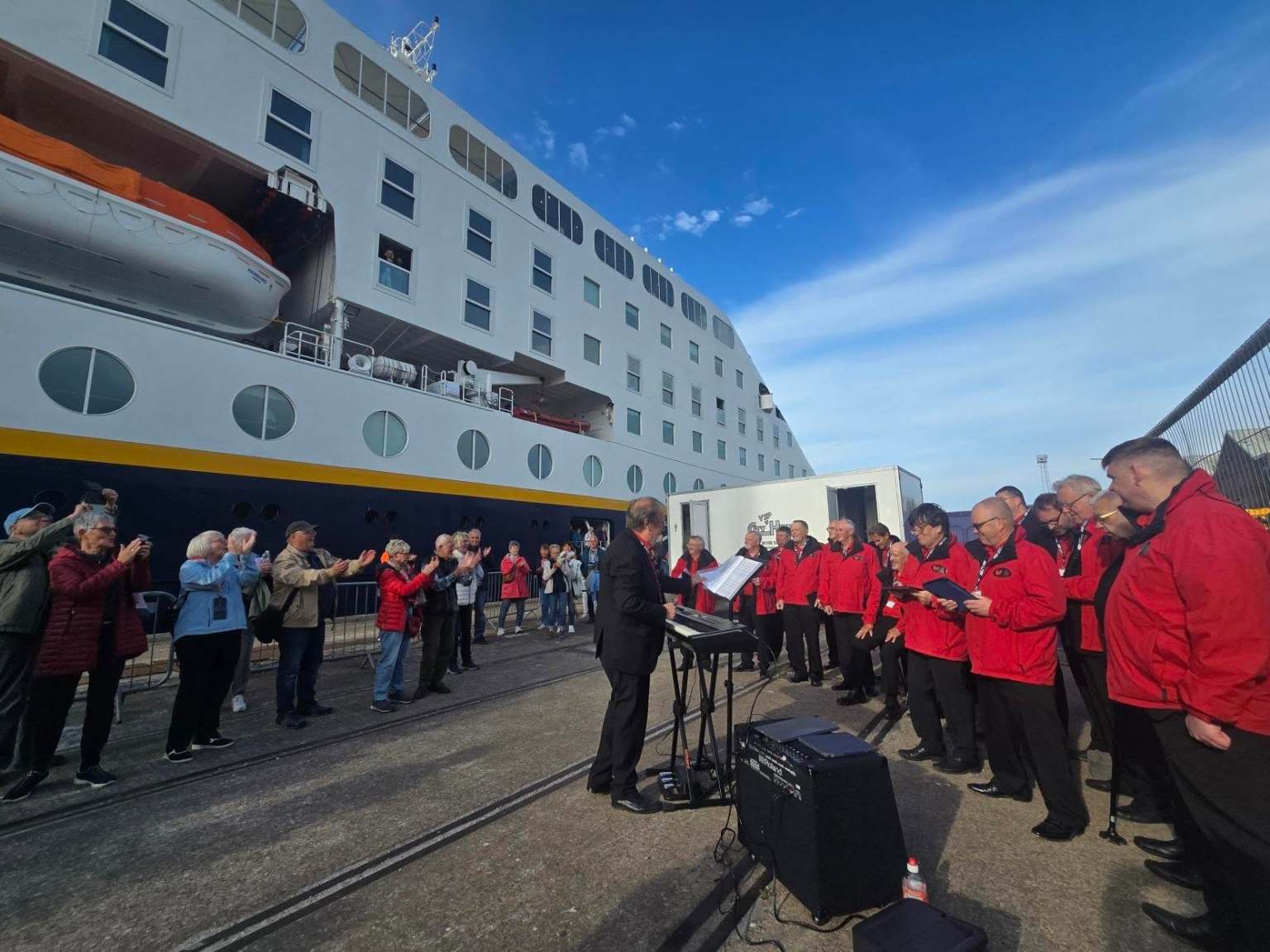 MV Hamburg cruise ship at Swansea
