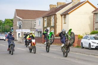 Off-road bikes being driven dangerously in Loughor