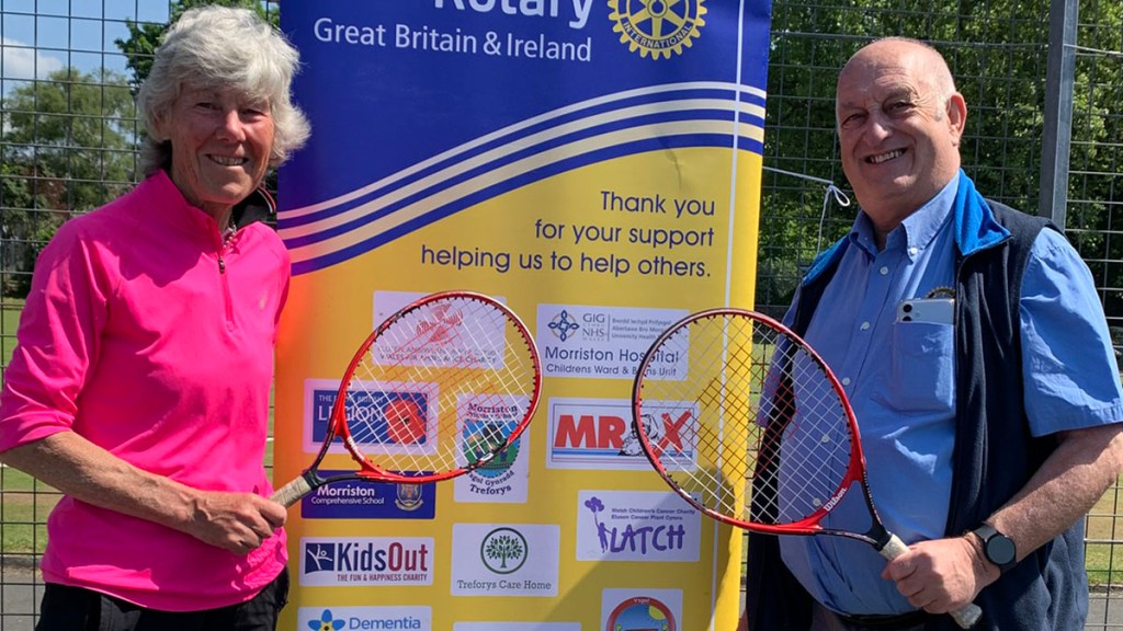 Young people taking part in the Jim Lightbody Swansea Primary Schools Tennis Festivals.
(Image: Swansea Council)