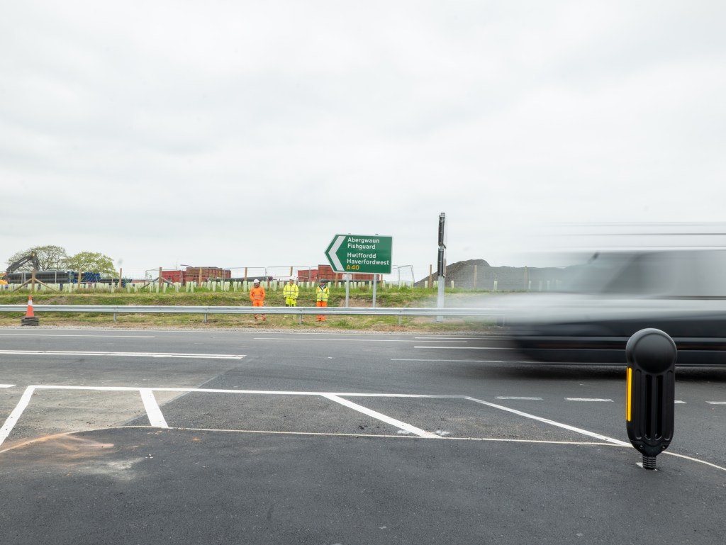 The upgraded £60m A40 aims to improve journey times and connectivity in South West Wales