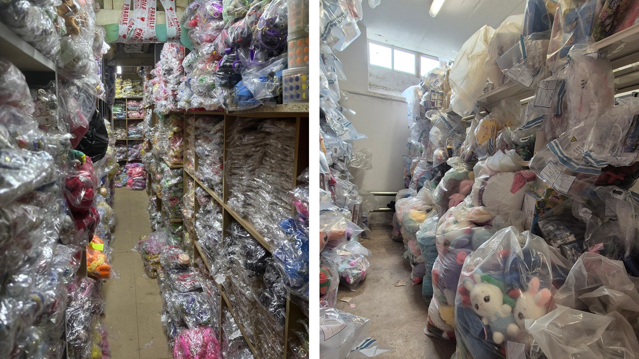Counterfeit toys seized