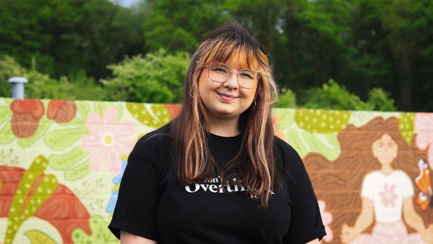 Ellie Jones, a BA Illustration student at the University of Wales Trinity Saint David (UWTSD)