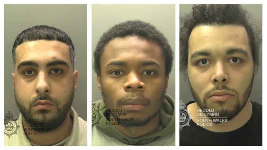 Gary Akister, Saeed Afshar and Tyrese Douglas