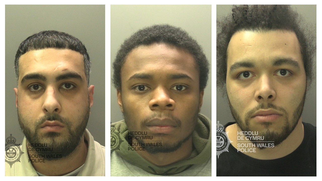 Gary Akister, Saeed Afshar and Tyrese Douglas