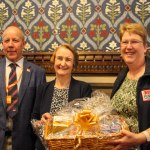 FUW President Ian Rickman, Dame Nia Griffith MP and Ann Davies MP