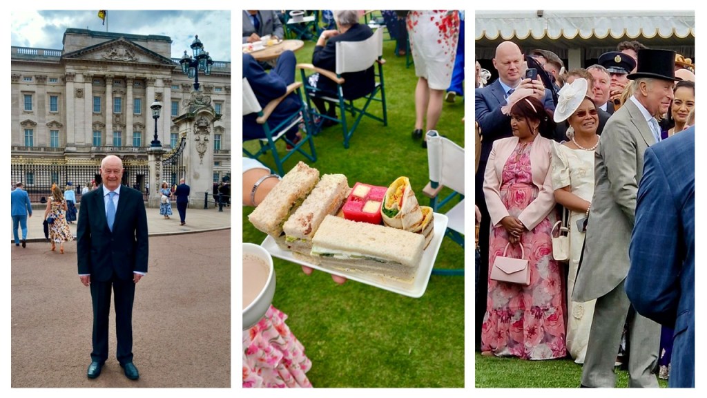 Kenny Beckers at Buckingham Palace