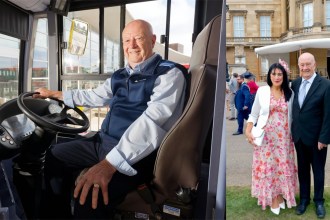 Kenny Beckers at Buckingham Palace