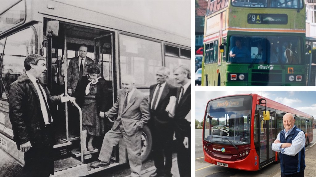 Kenny Beckers on the buses through the years