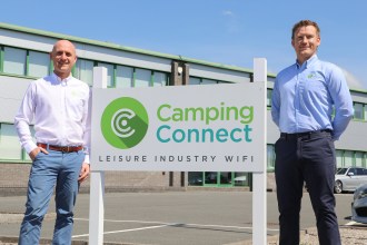 L-R Rhodri John and Ben Griffiths, Camping Connect