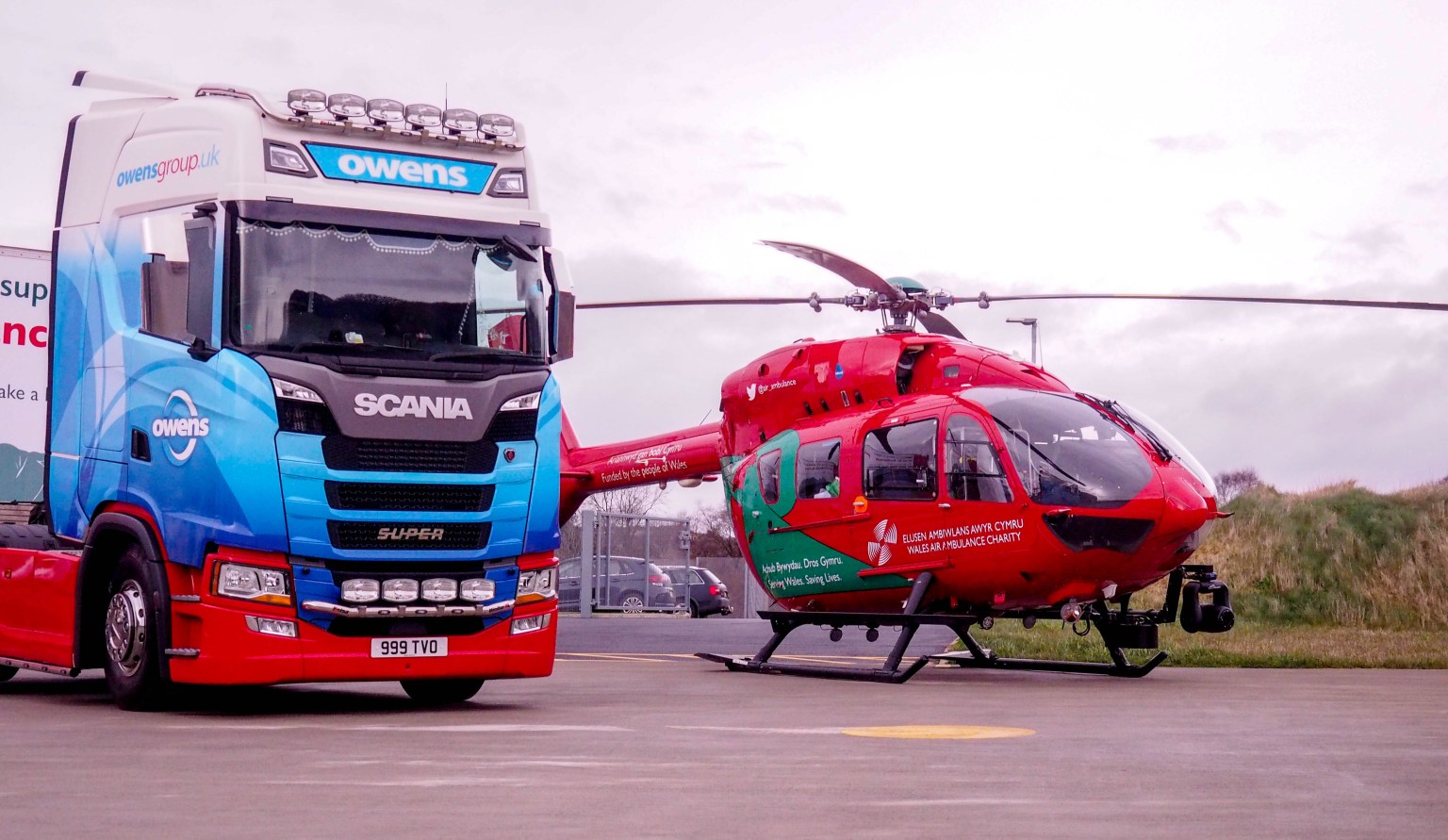Owens Group and Wales Air Ambulance