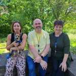 The Emmaus South Wales support team—Laura, Nick, and Claire—invite the public to discover how the charity helps people rebuild their lives after experiencing