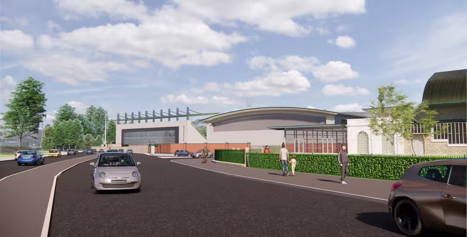 Artist's impression of new St Helen's Ospreys stadium