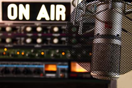 a broadcasting network on air