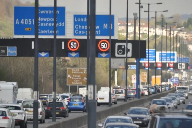 M4 congestion at Newport