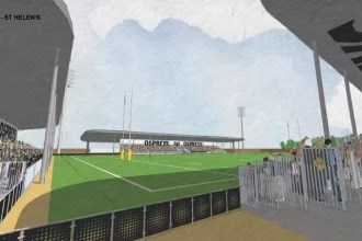 Artist's impression of the Osprey's new St Helen's stadium
