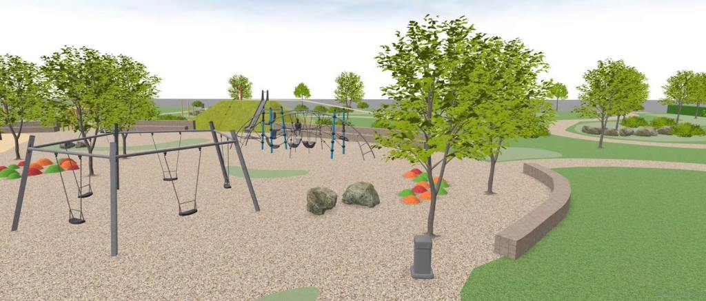 Artist's impression of the new SA1 parks