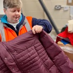 Alison sorts through brand new essential items