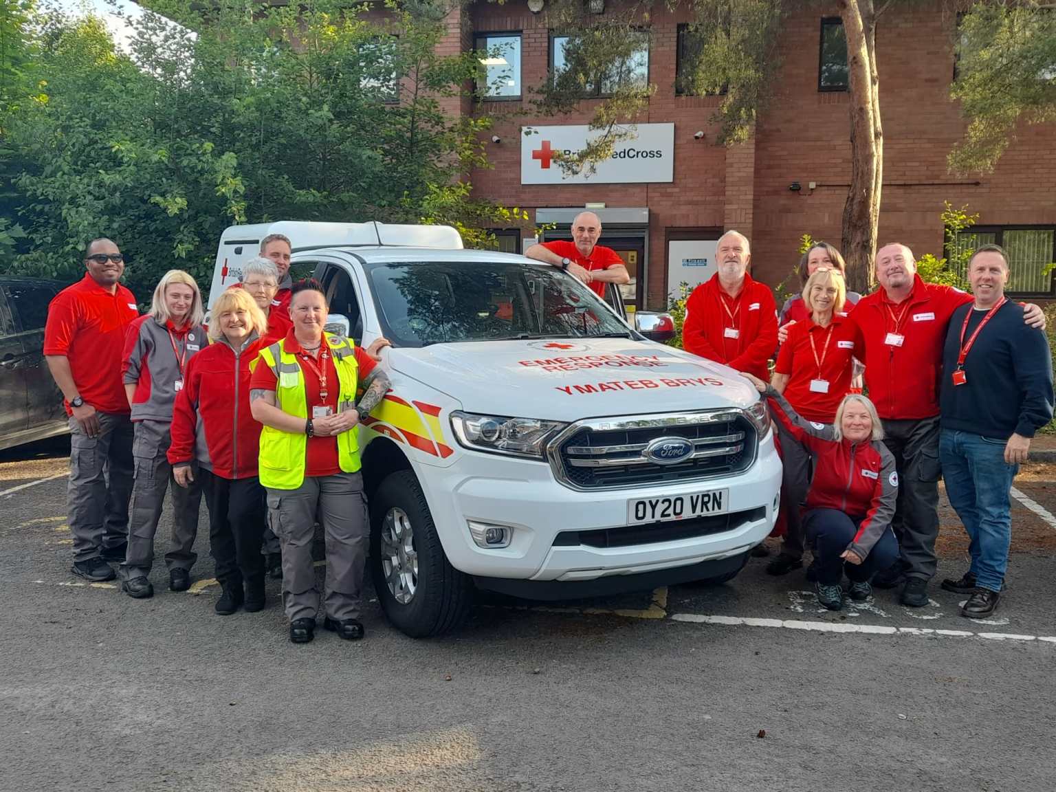 British Red Cross Emergency Response team - Swansea