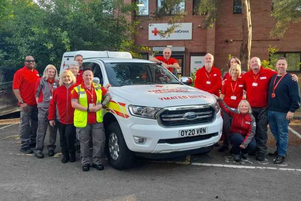British Red Cross Emergency Response team - Swansea