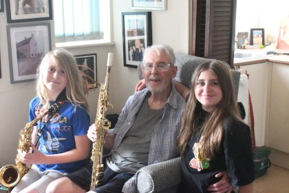 Graham and his grandchildren