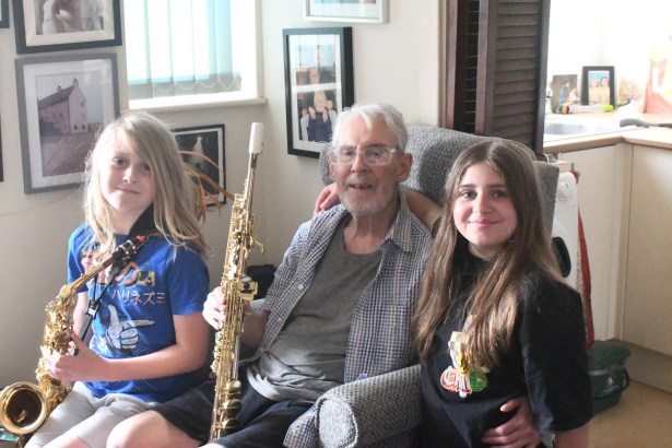 Graham and his grandchildren